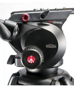 Manfrotto 504HD Head With 546B 2 Stage Aluminum Tripod Systema