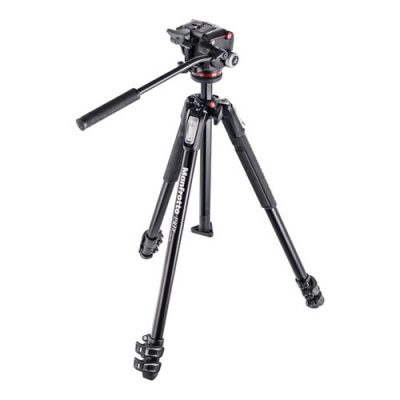 Manfrotto 190X3 Three Section Tripod with MHXPRO-2W Fluid Head