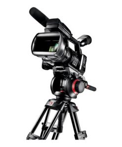 Manfrotto 504HD Fluid Head and MVT535AQ Aluminum Video Tripod Kit