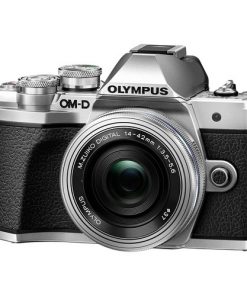 Olympus OM-D E-M10 Mark III Mirrorless Micro Four Thirds Digital Camera with 14-42mm EZ Lens (Silver)