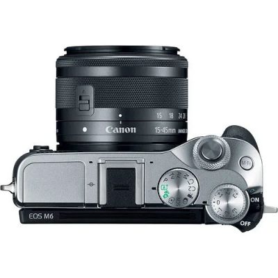 Canon EOS M6 Mirrorless Digital Camera with 15-45mm