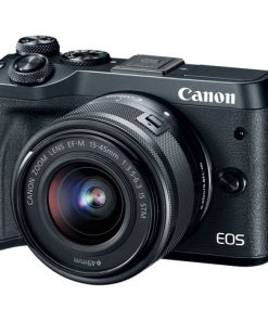 Canon EOS M6 Mirrorless Digital Camera with 15-45mm Lens (Black)