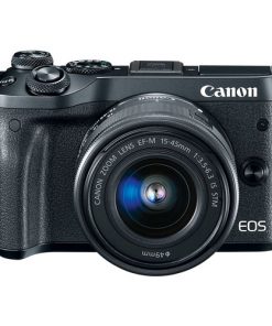 Canon EOS M6 Mirrorless Digital Camera with 15-45mm Lens (Black)