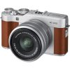 the silver FUJIFILM X-A5 Mirrorless Digital Camera from Fujifilmis a mirrorless camera that sports a 24.2MP APS-C CMOS sensor and an updated processor that is 1.5 times faster than previous models.