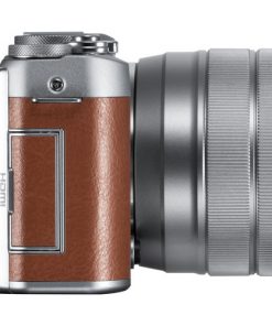 the silver FUJIFILM X-A5 Mirrorless Digital Camera from Fujifilmis a mirrorless camera that sports a 24.2MP APS-C CMOS sensor and an updated processor that is 1.5 times faster than previous models.