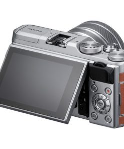 the silver FUJIFILM X-A5 Mirrorless Digital Camera from Fujifilmis a mirrorless camera that sports a 24.2MP APS-C CMOS sensor and an updated processor that is 1.5 times faster than previous models.