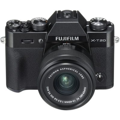 FUJIFILM X-T20 Mirrorless Digital Camera with XC 15-45mm