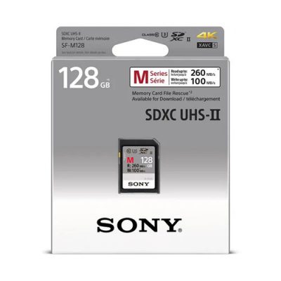 Sony 128GB M Series UHS-II SDXC Memory Card (U3)