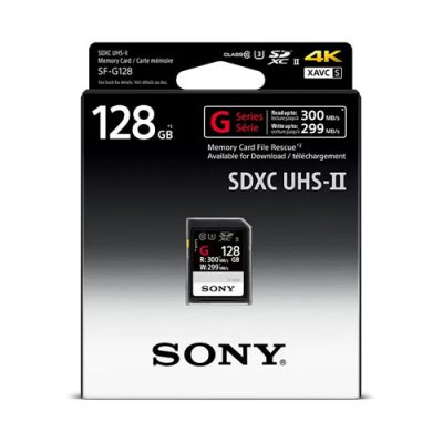 Sony 128GB SF-G Series UHS-II SDXC Memory Card