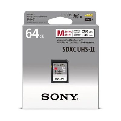 Sony 64GB M Series UHS-II SDXC Memory Card (U3)