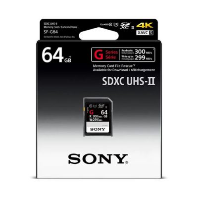 Sony 64GB SF-G Series UHS-II SDXC Memory Card