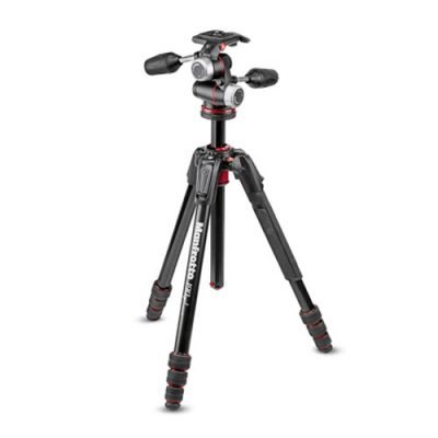 Manfrotto 190go! Aluminum Tripod Kit 4 Section With XPRO 3 Way Head