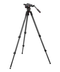 Manfrotto Nitrotech N8 Video Head And 535 Carbon Fiber Tripod