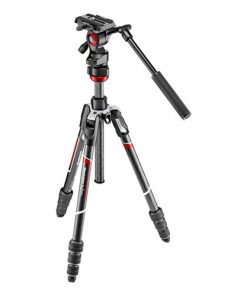 Manfrotto Befree Live Carbon Fiber Video Tripod Kit with Twist Leg Locks