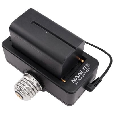 NPF Battery Adapter with E27 Head